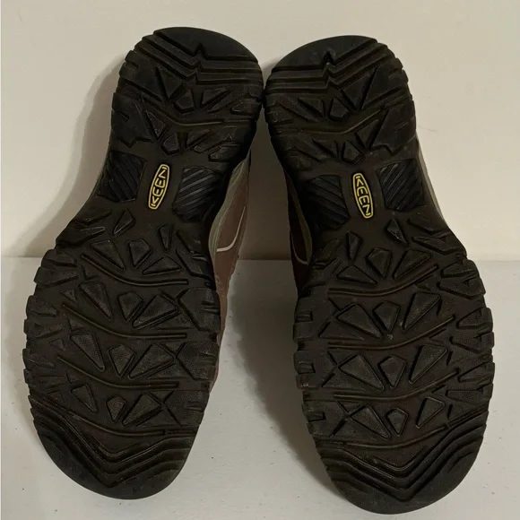 KEEN Targhee IV Mid Top Waterproof Hiking Boots Women's Size 8 US Beige - Picture 4 of 6